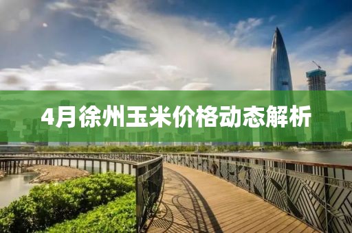 4月徐州玉米价格动态解析