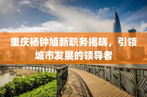 重庆杨钟馗新职务揭晓，引领城市发展的领导者