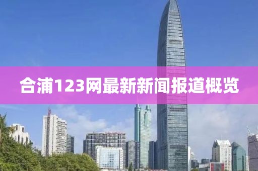 合浦123网最新新闻报道概览