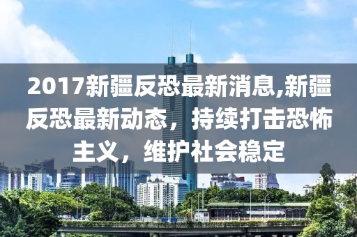 2017新疆反恐最新消息,新疆反恐最新动态，持续打击恐怖主义，维护社会稳定
