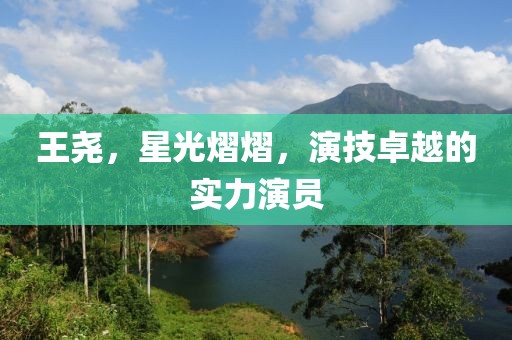 王尧，星光熠熠，演技卓越的实力演员