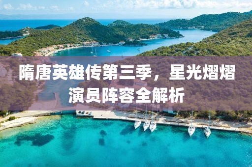 隋唐英雄传第三季，星光熠熠演员阵容全解析