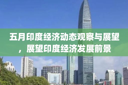 五月印度经济动态观察与展望，展望印度经济发展前景