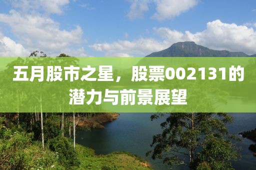 五月股市之星，股票002131的潜力与前景展望