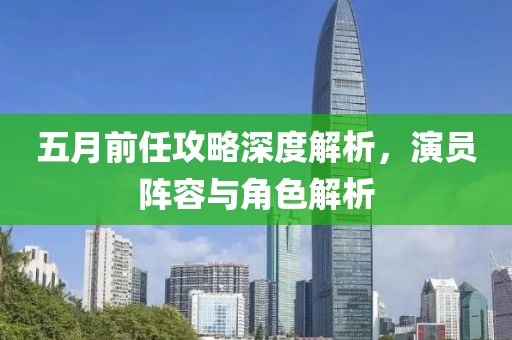 五月前任攻略深度解析，演员阵容与角色解析