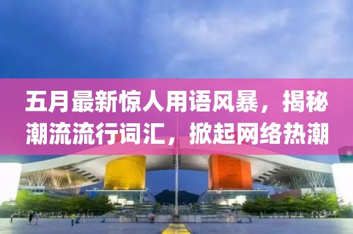 五月最新惊人用语风暴，揭秘潮流流行词汇，掀起网络热潮