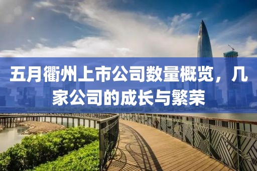 五月衢州上市公司数量概览，几家公司的成长与繁荣