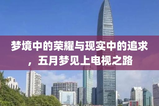 梦境中的荣耀与现实中的追求，五月梦见上电视之路