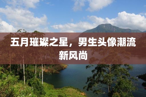 五月璀璨之星，男生头像潮流新风尚