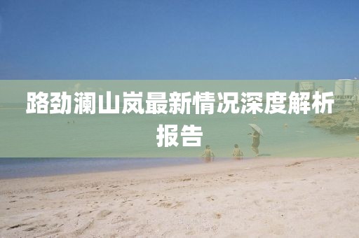 路劲澜山岚最新情况深度解析报告