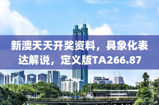 新澳天天开奖资料，具象化表达解说，定义版TA266.87