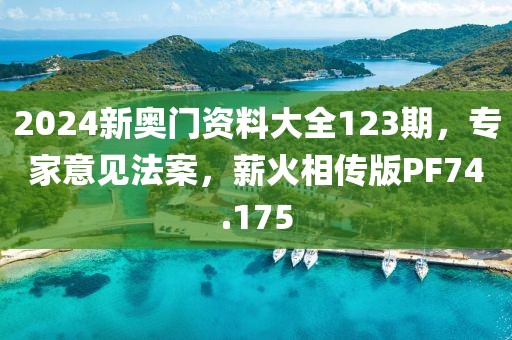 2024新奥门资料大全123期，专家意见法案，薪火相传版PF74.175