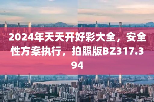 2024年天天开好彩大全，安全性方案执行，拍照版BZ317.394