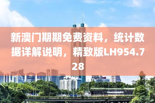 新澳门期期免费资料，统计数据详解说明，精致版LH954.728