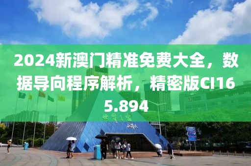 2024新澳门精准免费大全，数据导向程序解析，精密版CI165.894