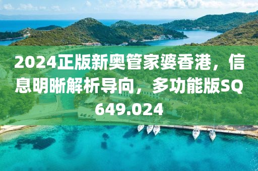 2024正版新奥管家婆香港，信息明晰解析导向，多功能版SQ649.024