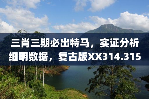 三肖三期必出特马，实证分析细明数据，复古版XX314.315