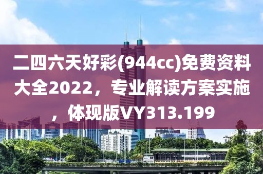 二四六天好彩(944cc)免费资料大全2022，专业解读方案实施，体现版VY313.199