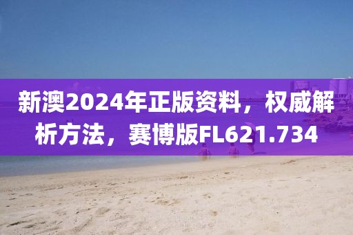 新澳2024年正版资料，权威解析方法，赛博版FL621.734