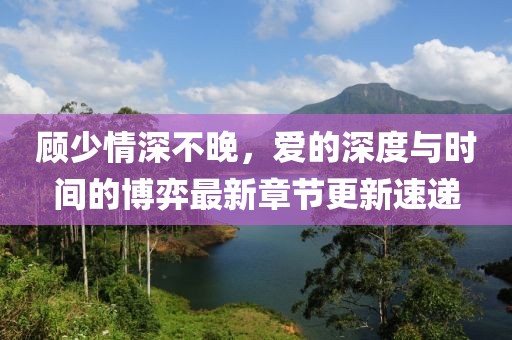 顾少情深不晚，爱的深度与时间的博弈最新章节更新速递