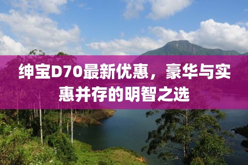 绅宝D70最新优惠，豪华与实惠并存的明智之选