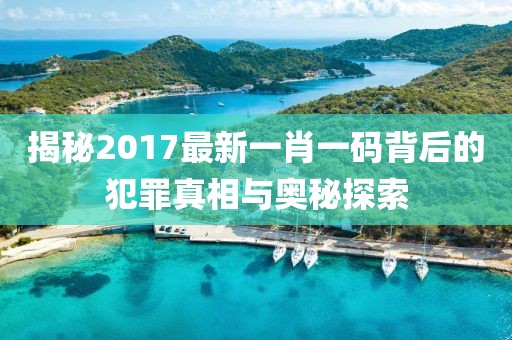 揭秘2017最新一肖一码背后的犯罪真相与奥秘探索