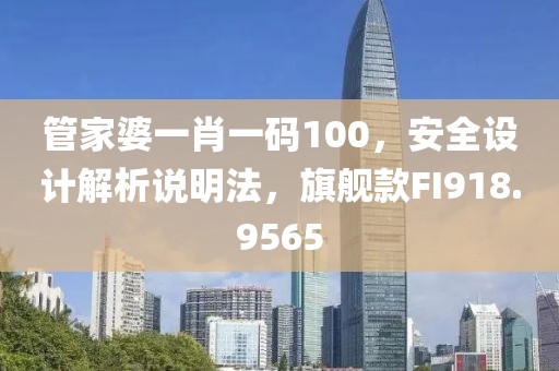 管家婆一肖一码100，安全设计解析说明法，旗舰款FI918.9565