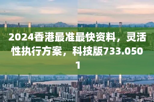 2024香港最准最快资料，灵活性执行方案，科技版733.0501