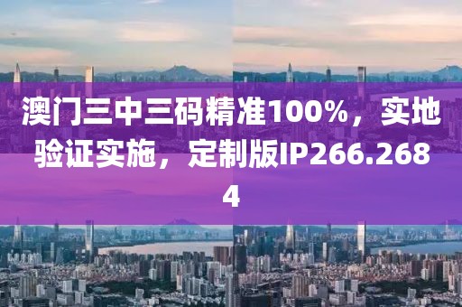 澳门三中三码精准100%，实地验证实施，定制版IP266.2684