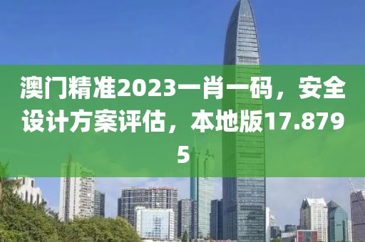 澳门精准2023一肖一码，安全设计方案评估，本地版17.8795