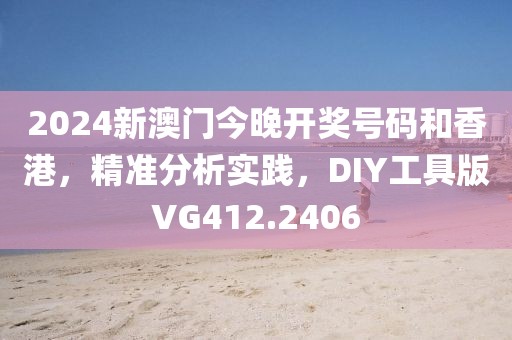 2024新澳门今晚开奖号码和香港，精准分析实践，DIY工具版VG412.2406