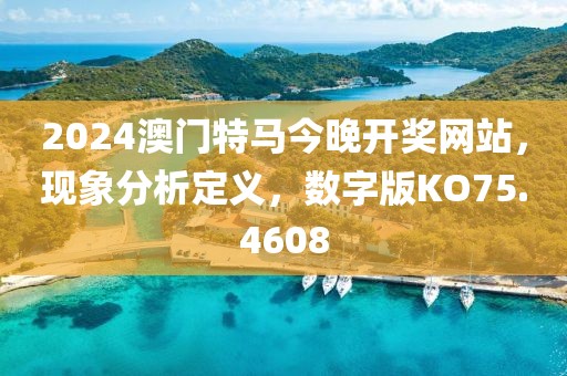 2024澳门特马今晚开奖网站，现象分析定义，数字版KO75.4608