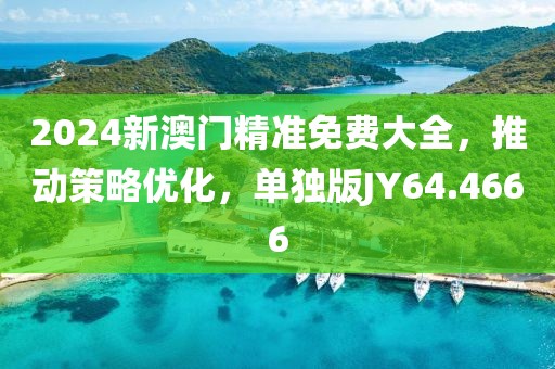 2024新澳门精准免费大全，推动策略优化，单独版JY64.4666