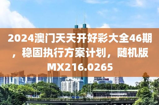 2024澳门天天开好彩大全46期，稳固执行方案计划，随机版MX216.0265