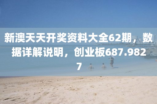 新澳天天开奖资料大全62期，数据详解说明，创业板687.9827