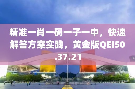 精准一肖一码一子一中，快速解答方案实践，黄金版QEI50.37.21