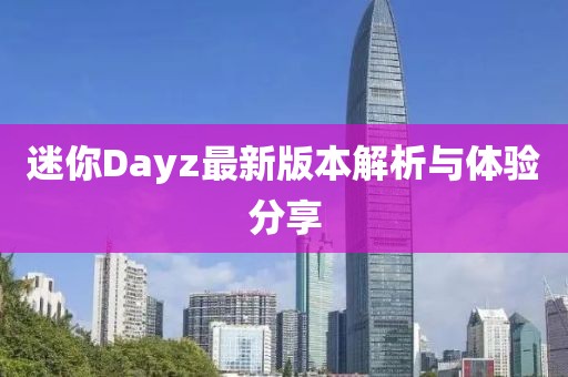 迷你Dayz最新版本解析与体验分享