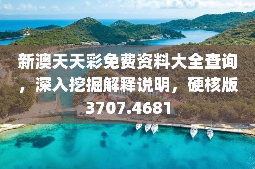 新澳天天彩免费资料大全查询，深入挖掘解释说明，硬核版3707.4681