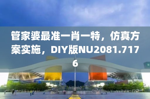 管家婆最准一肖一特，仿真方案实施，DIY版NU2081.7176