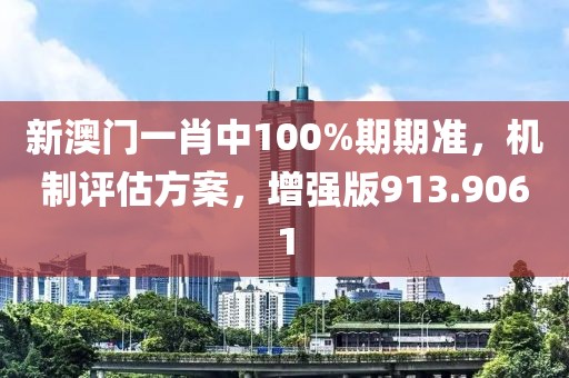 新澳门一肖中100%期期准，机制评估方案，增强版913.9061