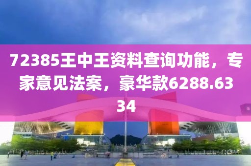 72385王中王资料查询功能，专家意见法案，豪华款6288.6334