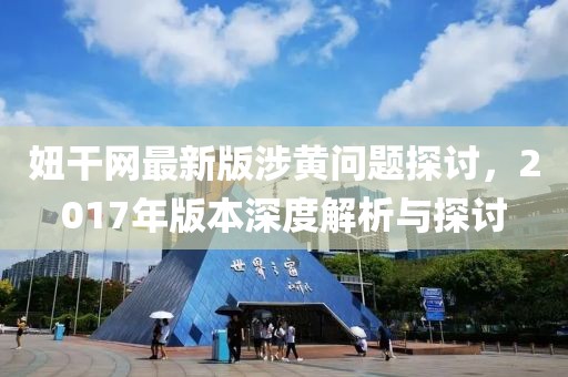 妞干网最新版涉黄问题探讨，2017年版本深度解析与探讨