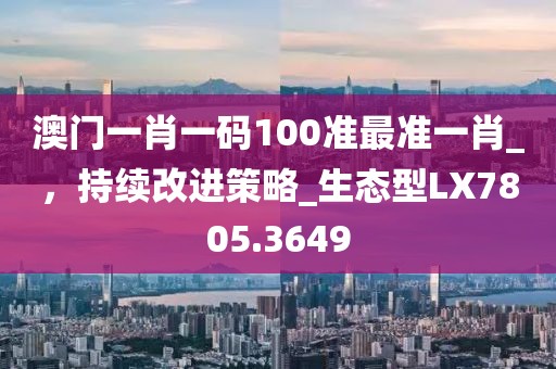 澳门一肖一码100准最准一肖_，持续改进策略_生态型LX7805.3649