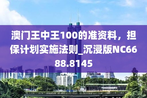 澳门王中王100的准资料，担保计划实施法则_沉浸版NC6688.8145