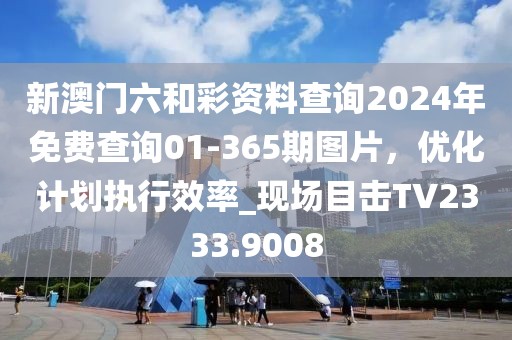 新澳门六和彩资料查询2024年免费查询01-365期图片，优化计划执行效率_现场目击TV2333.9008