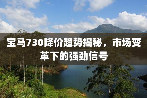 宝马730降价趋势揭秘，市场变革下的强劲信号