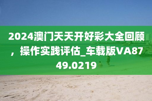 2024澳门天天开好彩大全回顾，操作实践评估_车载版VA8749.0219