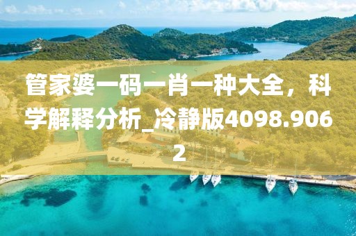 管家婆一码一肖一种大全，科学解释分析_冷静版4098.9062