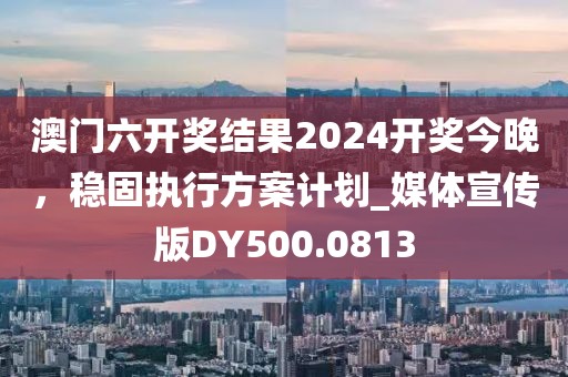 澳门六开奖结果2024开奖今晚，稳固执行方案计划_媒体宣传版DY500.0813