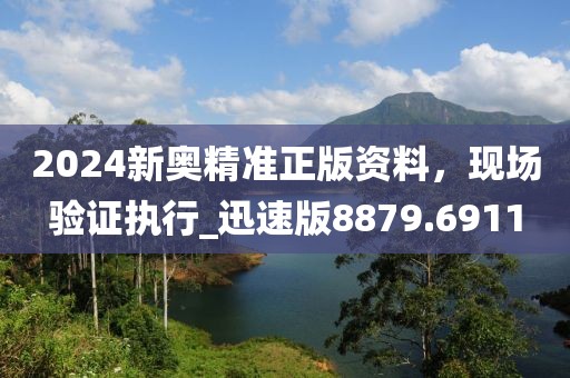 2024新奥精准正版资料，现场验证执行_迅速版8879.6911